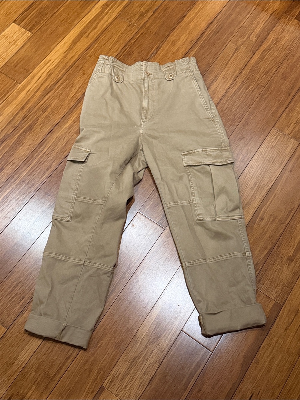 Banana Republic Tan Cargo Pants - Utility Pocket Style